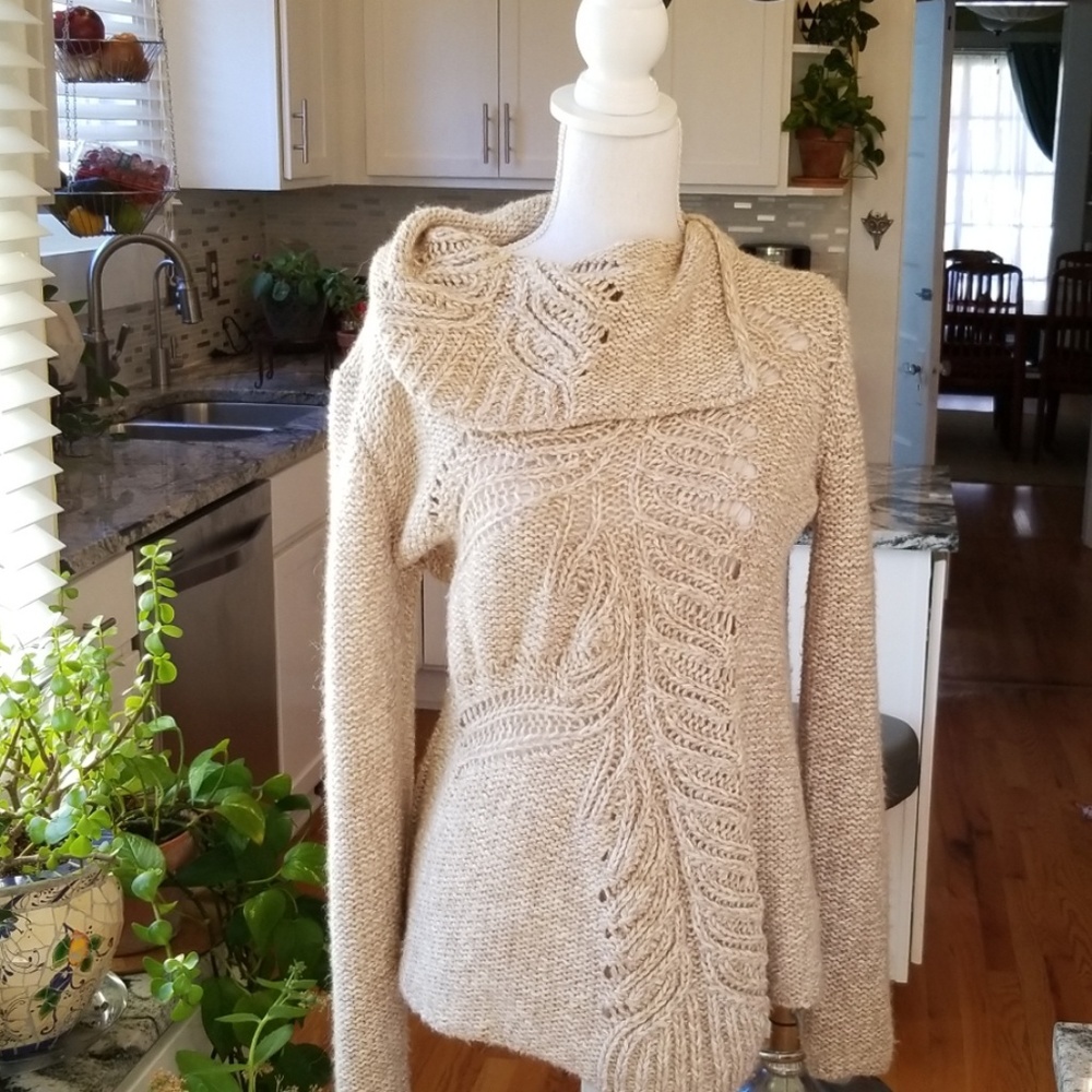 Moth cowl ish neck sweater